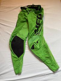 Pantaloni motocross UFO Plast verdi taglia US26 EU