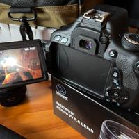 Canon 600D + Obbiettivi e Accessori