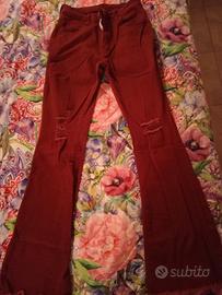 jeans zampa di elefante taglia S nuovi 
