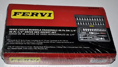 SERIE CHIAVI A BUSSOLA DA 1/4'' 46 Pz