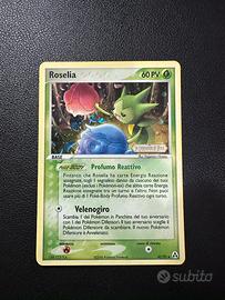 Roselia 42/92 ex leggenda di mew stamped holo ita