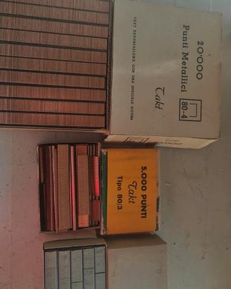 Punti metallici in acciaio 