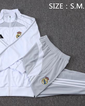 Tuta Real Madrid bianca adidas XXL