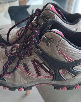 scarponi da trekking bambina n. 34 