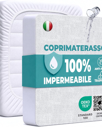 Coprimaterasso Matrimoniale Impermeabile 160x190