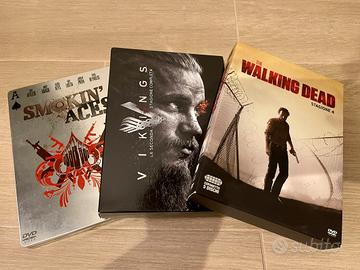 Dvd e cofanetto walking dead e Vikings