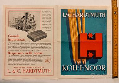 KOH-I-NOOR L. & C. HARDTMUTH pubblicità anni 1930