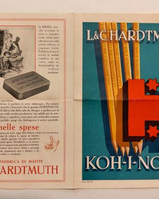 KOH-I-NOOR L. & C. HARDTMUTH pubblicità anni 1930