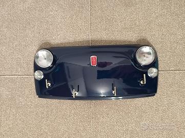portachiavi da parete Fiat 500 Blu scuro in metall