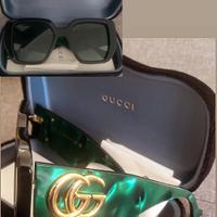 occhiali da sole gucci verdi 