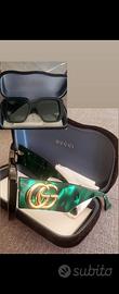 occhiali da sole gucci verdi 