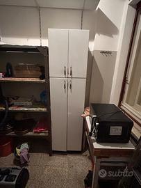 Armadio da dispensa vintage in metallo