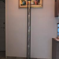 Piantana alogena con vetri artistici