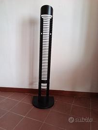 Colonna porta CD in metallo smaltato nero