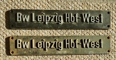 Targa locomotiva BW LIPSIA Germania, Treno 