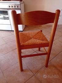 Sedie in legno massello 