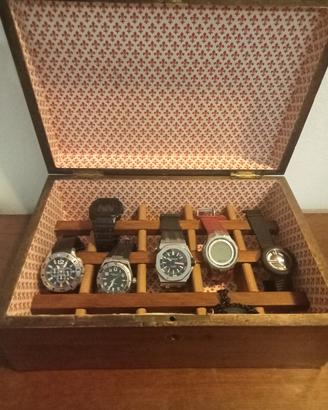 scatola porta orologi 