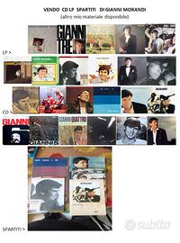 cd  lp  spartiti  di gianni morandi