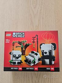 lego brickheadz 40466 panda del capodanno cinese