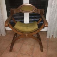 sedia savonarola vintage spedizione d  concordare