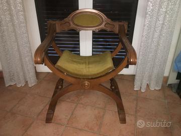 sedia savonarola vintage spedizione d  concordare
