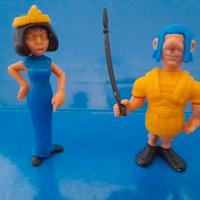 2 sorpresine componibili Kinder Asterix 1990