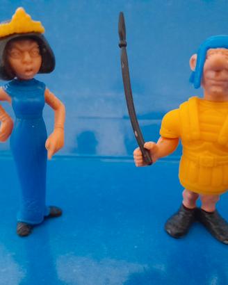 2 sorpresine componibili Kinder Asterix 1990