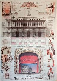 Teatro San Carlo Napoli stampa grande formato