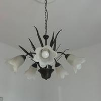 Lampadario 5 fiori