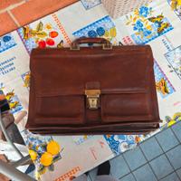 borsa di pelle lumberjack vintage 