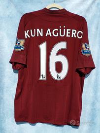 Maglia Man City 2012/13 Kun Aguero 16 originale L