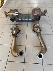 Scarico per porsche gt4