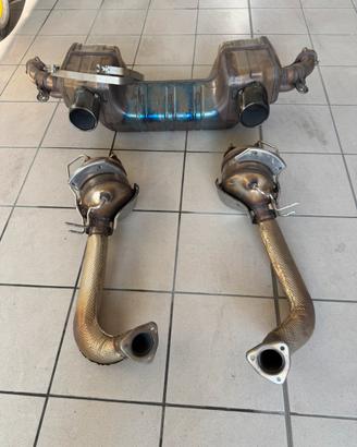 Scarico per porsche gt4