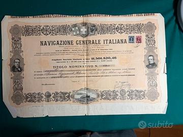 Azioni della Navigazione Generale Italiana