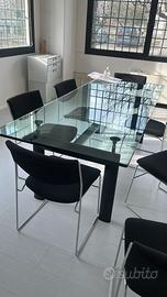 (VENDUTO) TAVOLO CRISTALLO LC6 CASSINA