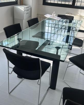 (VENDUTO) TAVOLO CRISTALLO LC6 CASSINA