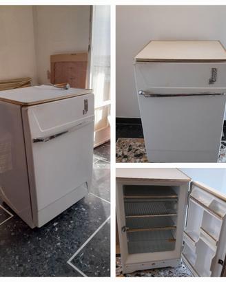 Frigo vintage da dipingere artisticamente