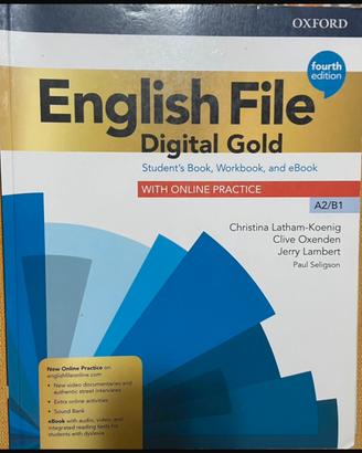 Libro scolastico English File Fourth ed. A2/B1