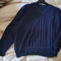 Maglione vintage uomo in lana, Tg XXL 