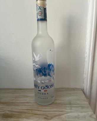 Bottiglia vuota  grey goose vodka