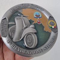 Placca rievocazione storica vespa club salerno