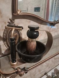 rasoio spalma schiuma in ottone anni 50-60