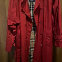 Trench burberry rosso