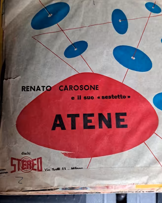 dischi Renato Carosone e Fred Buscaglione.