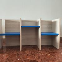 set coppia mensole per studio o cameretta