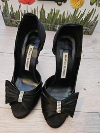 Scarpa con tacco manolo blahnik 34,5 donna