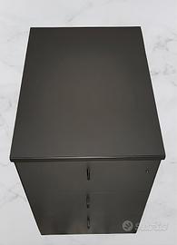 Cassettiera a 3 cassetti - chiusura e rotelle