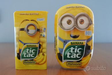 Tic Tac Minions Stuart e Bob alla banana