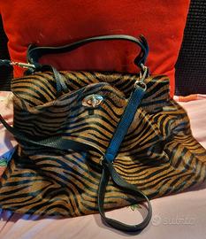 Borsa a mano e tracolla in Vera Pelle 