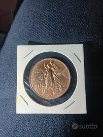 Moneta Vittorio Emanuele III 10 centesimi 1911